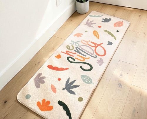 Botanical Floral Print Anti-Slip Runner – 60 × 160cm