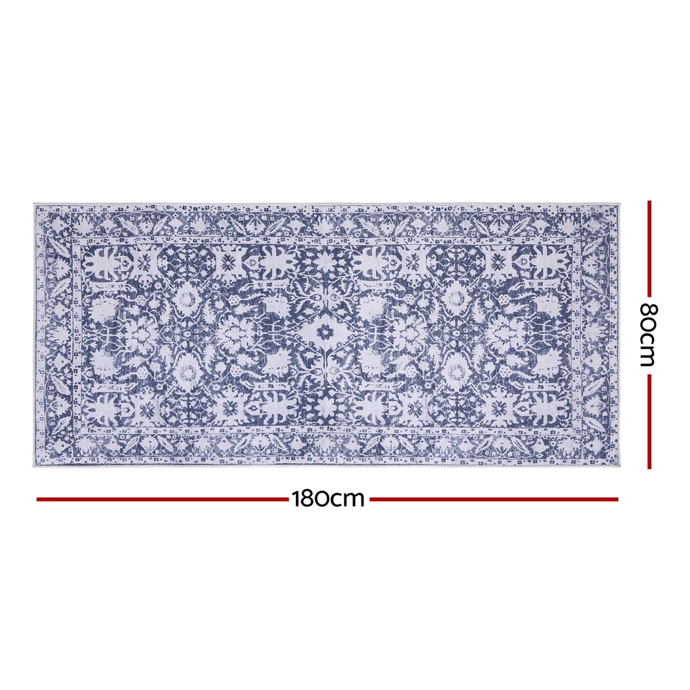 Vintage Floral Hallway Runner – 80 × 180cm