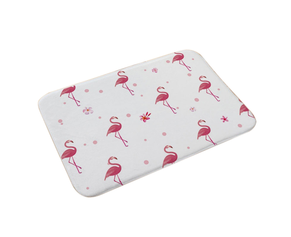 Mini Flamingo Pattern Non-Slip Doormat – 40 × 60cm
