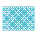 Reversible Outdoor Rug — Light Blue Geometric, 274 x 366cm