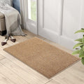 Brown Jute-Look Indoor/Outdoor Non-Slip Doormat – 60 × 90cm