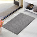 Grey Jute-Look Indoor/Outdoor Non-Slip Doormat – 60 × 90cm