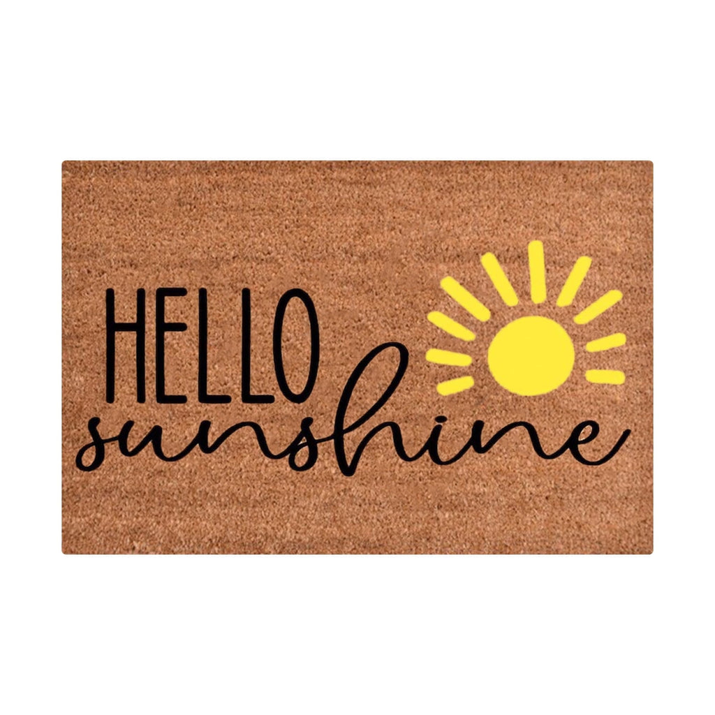 Hello Sunshine Non-Slip Doormat – 40 × 60cm