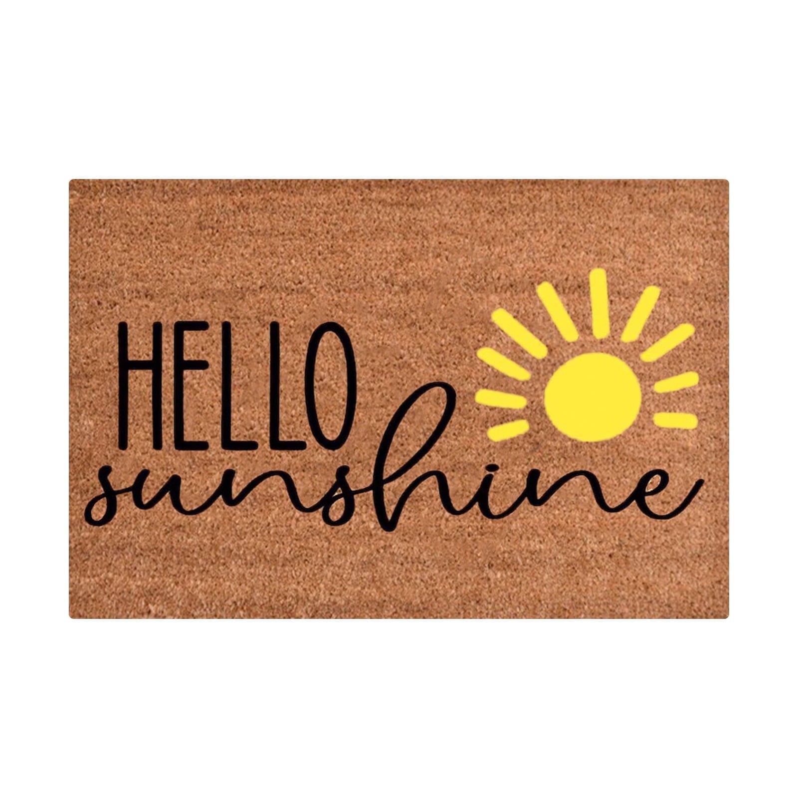 Hello Sunshine Non-Slip Doormat – 40 × 60cm