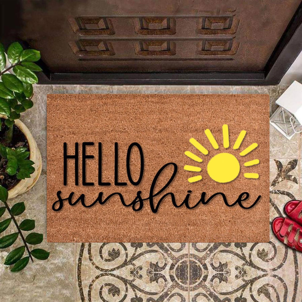 Hello Sunshine Non-Slip Doormat – 40 × 60cm