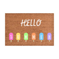 Hello Summer Popsicle Non-Slip Doormat – 40 × 60cm