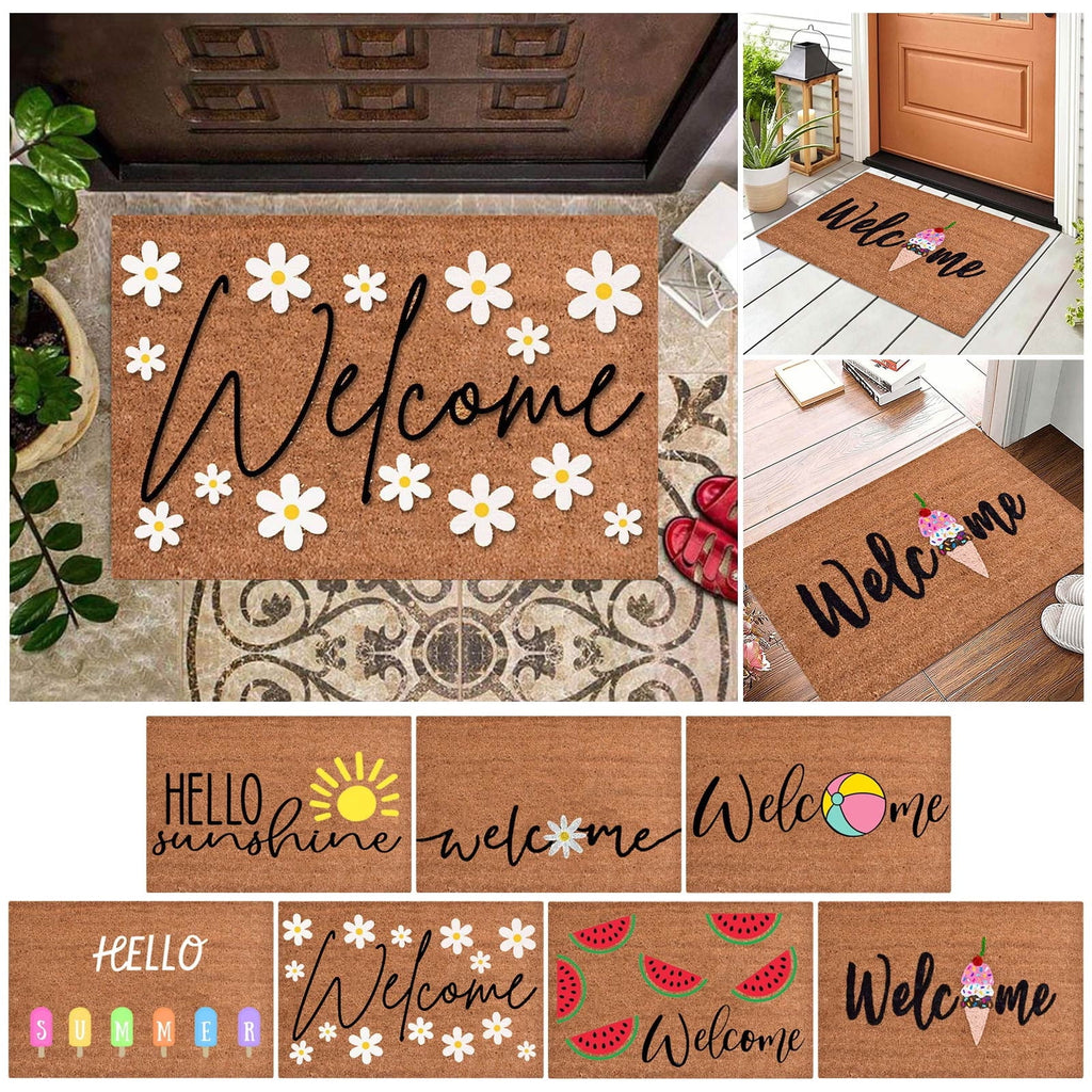 Hello Summer Popsicle Non-Slip Doormat – 40 × 60cm