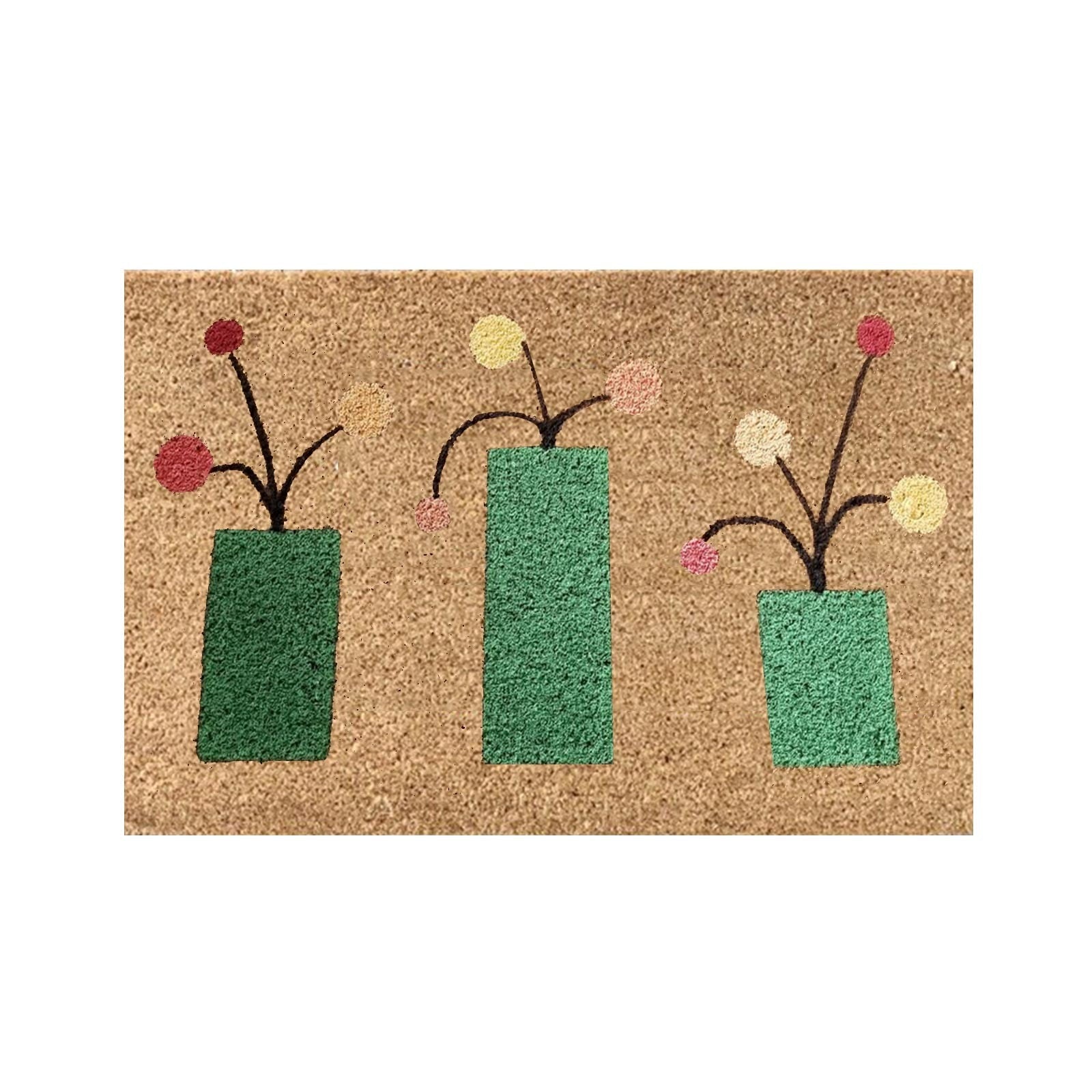 Spring Watering Cans Non-Slip Doormat – 40 × 60cm