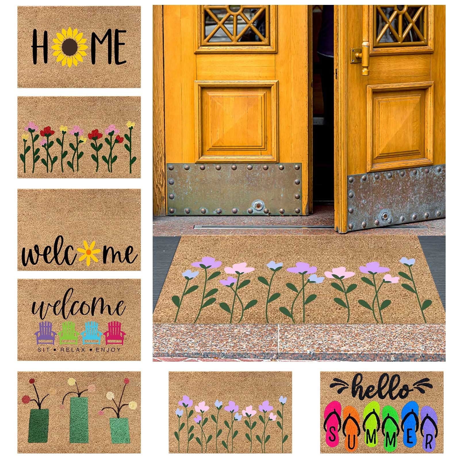 Welcome Sit Relax Enjoy Non-Slip Doormat – 40 × 60cm