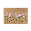 Purple Wildflower Non-Slip Doormat – 40 × 60cm