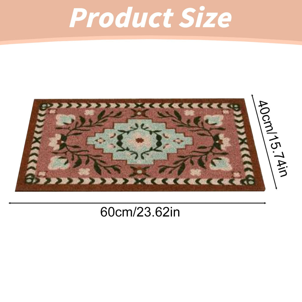 Persian Medallion Non-Slip Doormat – 60 × 40cm