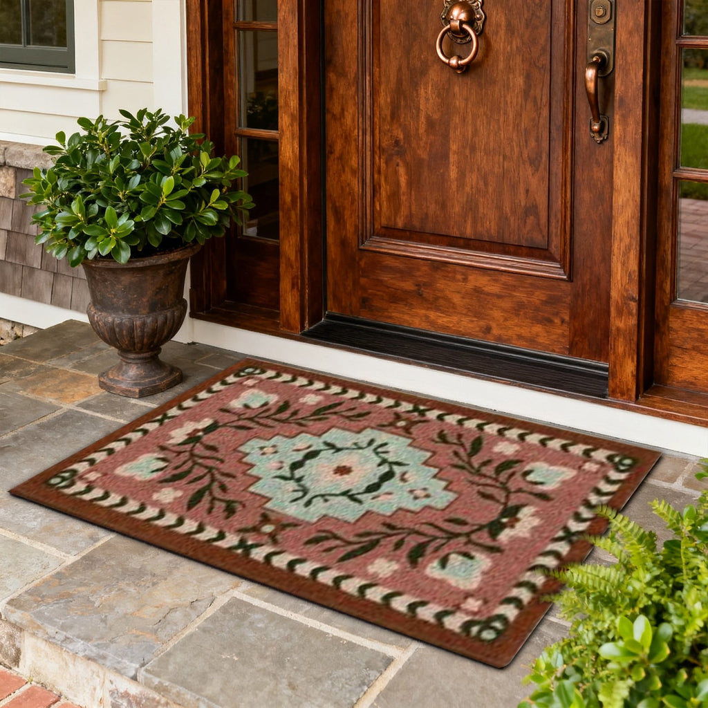 Persian Medallion Non-Slip Doormat – 60 × 40cm