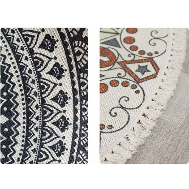 Vintage Round Mandala Mat – 60cm