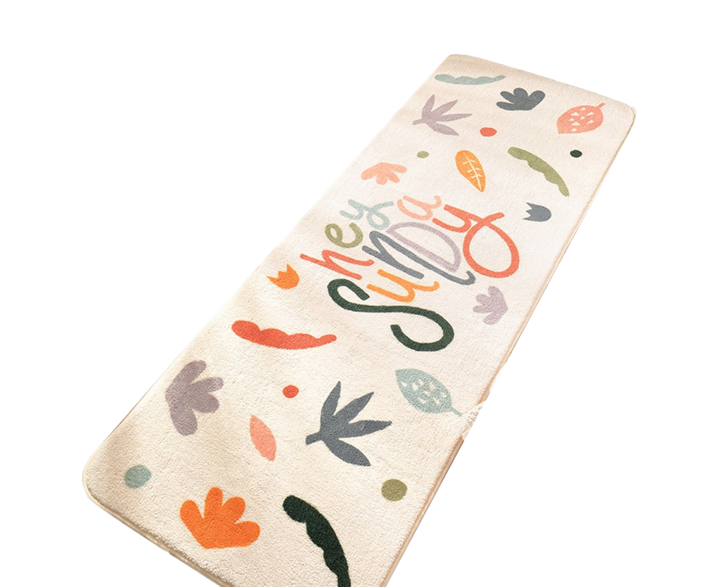 Botanical Floral Print Anti-Slip Runner – 60 × 160cm