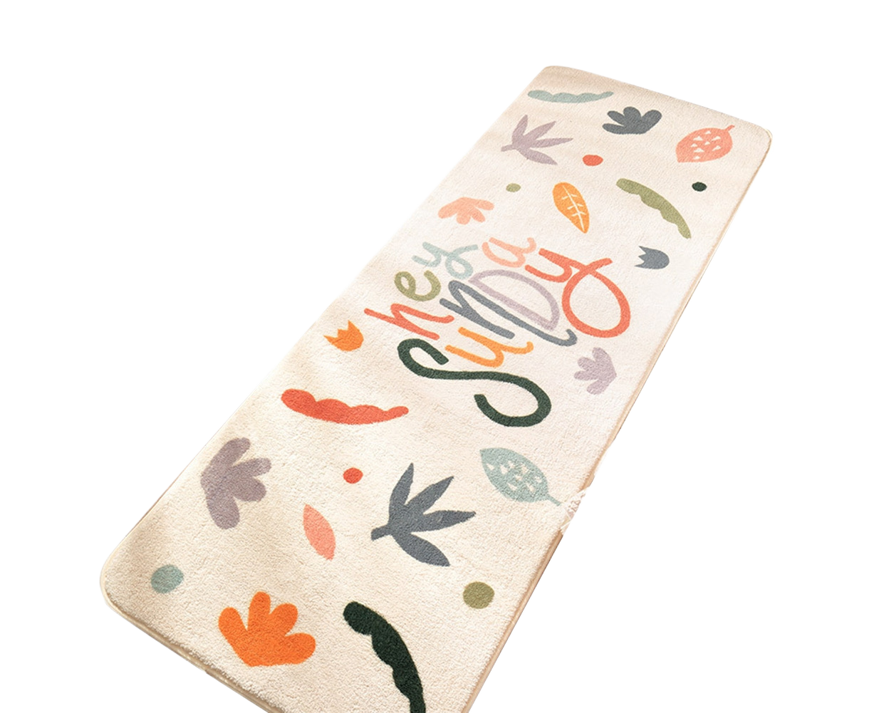 Botanical Floral Print Anti-Slip Runner – 60 × 160cm