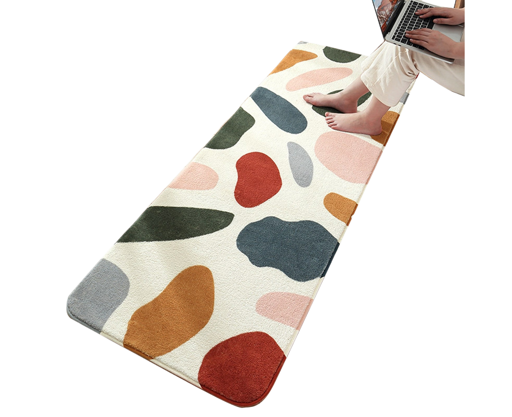 Terrazzo Abstract Anti-Slip Runner – 60 × 160cm