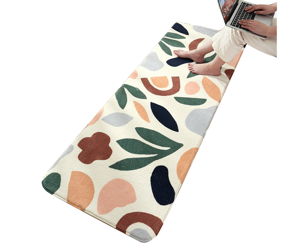 Botanical Abstract Anti-Slip Runner – 60 × 160cm