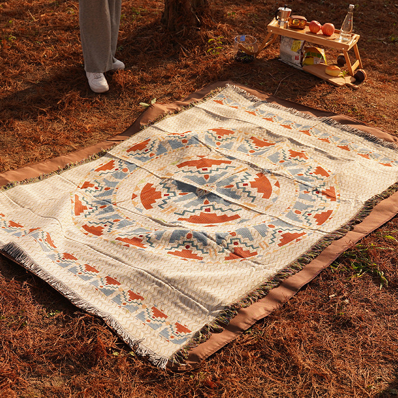 Bohemian Picnic Rug — Waterproof 2-Piece Set, 180 × 300cm