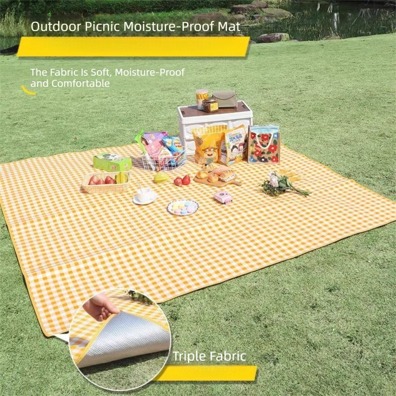 Lightweight Picnic Mat — Waterproof & Thickened, Foldable 150x200