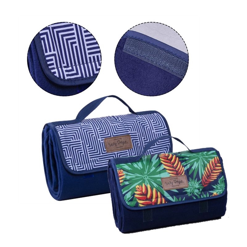 Fleece Picnic Rug — Makena, Foldable Outdoor Blanket