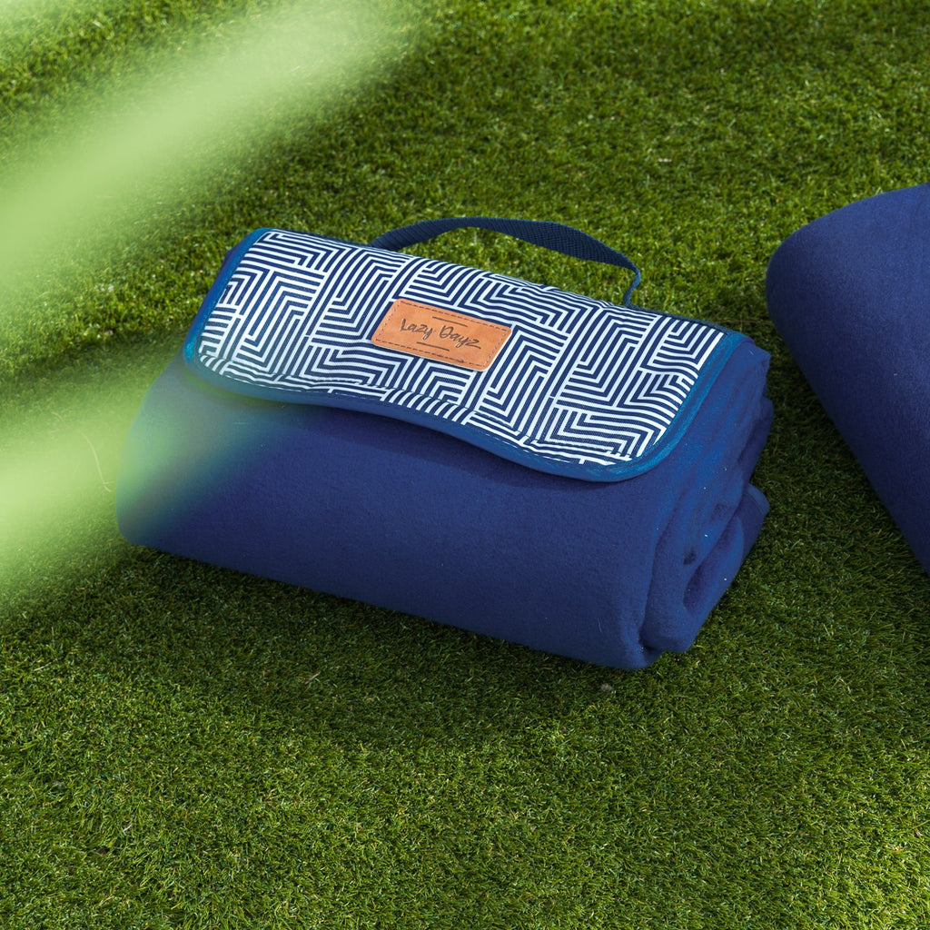 Fleece Picnic Rug — Makena, Foldable Outdoor Blanket